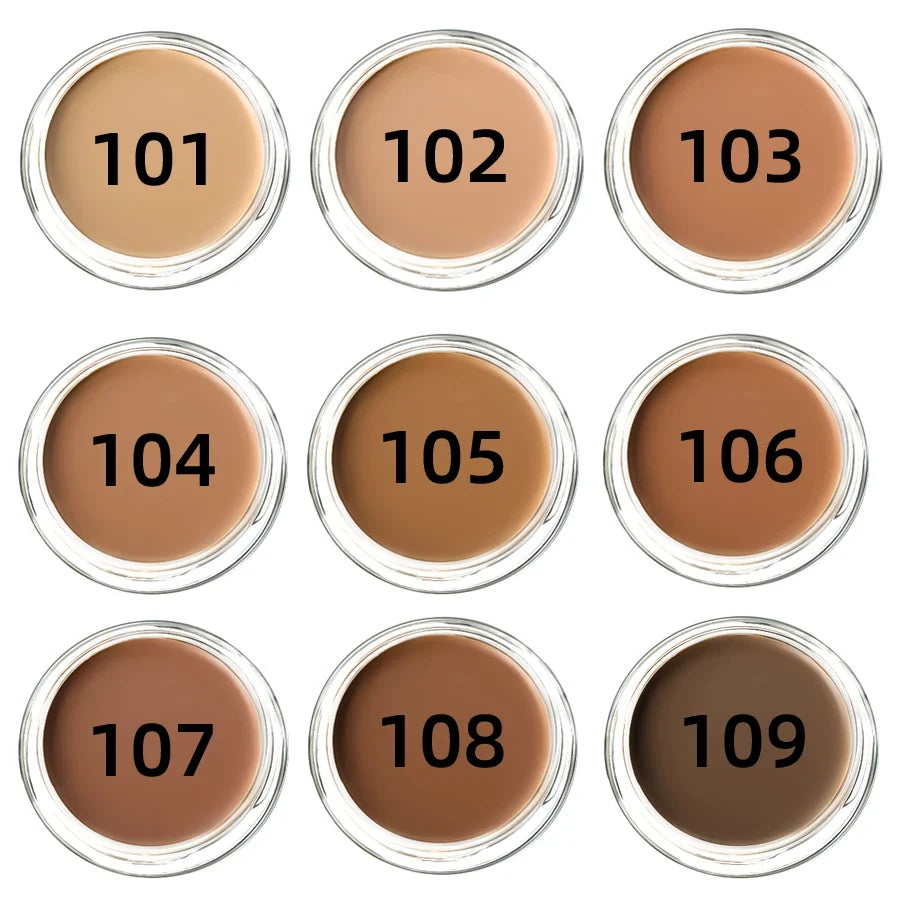 KAFURUX High Coverage Foundation Concealer Cream – 9 Shades