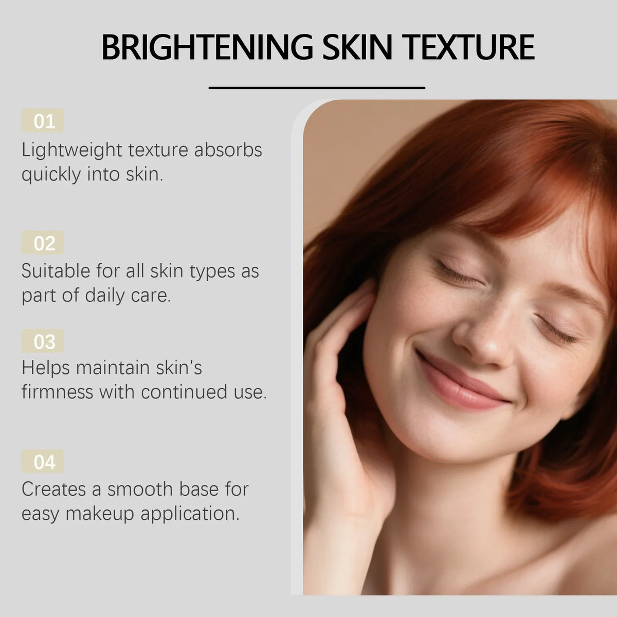 Hydrating Brightening Firming Face Serum – Even Skin Tone 30ml