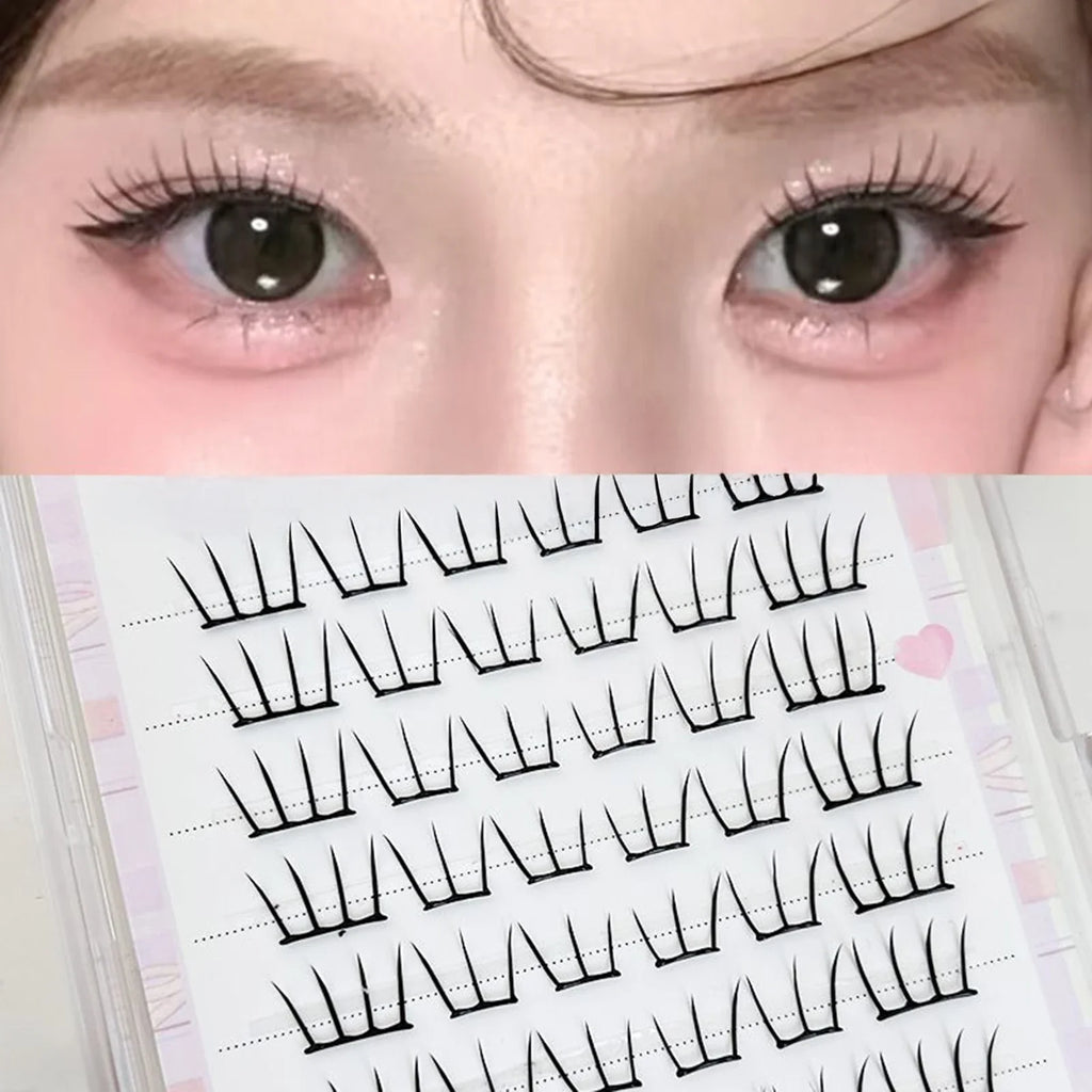 DIY Cluster Lash Extensions 9–12mm | Wispy False Eyelashes