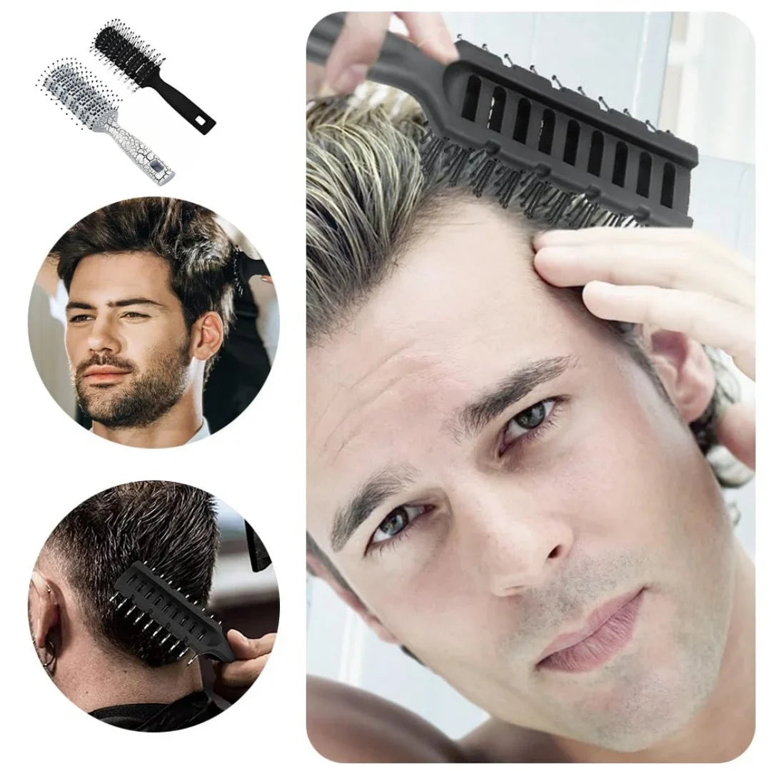 Fish Bone Barber Comb | Hair Styling & Dyeing Tool