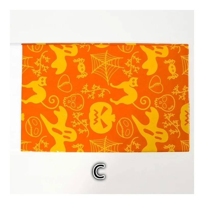Halloween PVC Disposable Tablecloth – Printed Party Cover 180×120