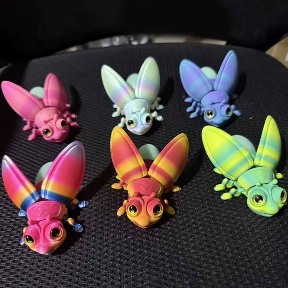 3D Printed Glow-in-the-Dark Firefly Figurine | Desk Decor