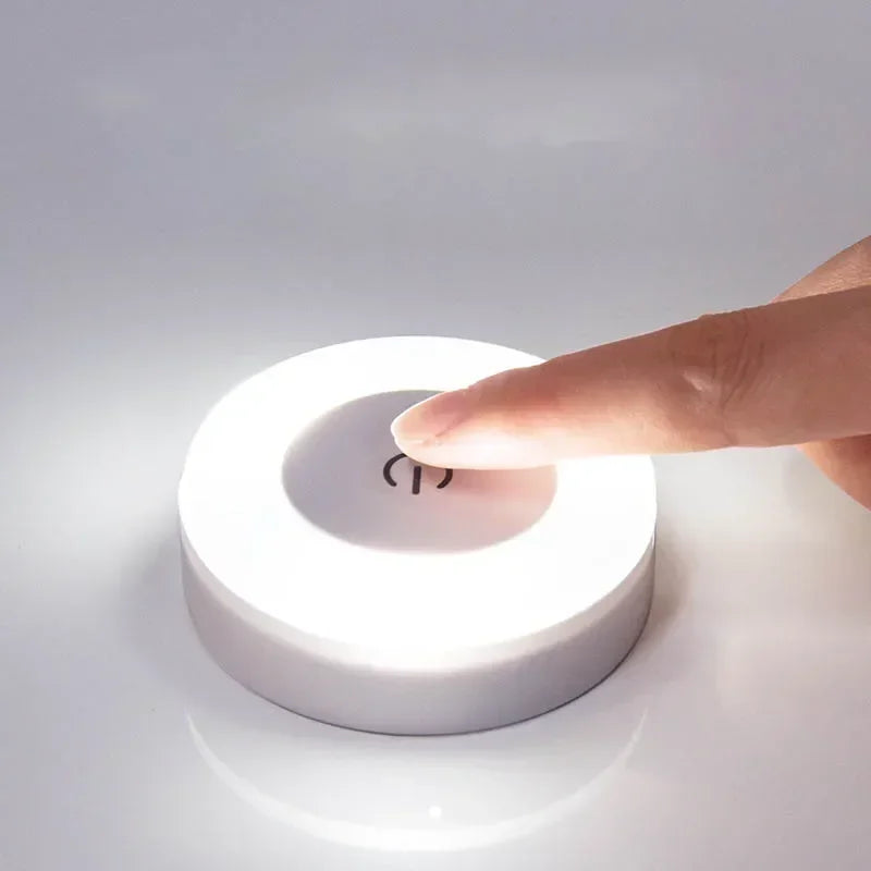 Magnetic LED Night Light – Touch Sensor & USB Rechargeable Lamp