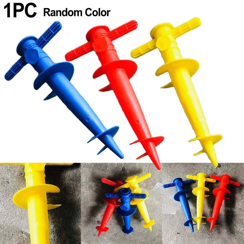 Umbrella Bases Floor Fork Spikes Adjustable Sun Beach Patio 31x17cm