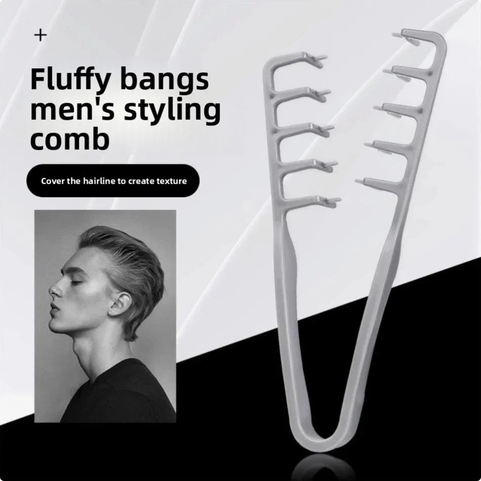 Men's Portable Styling Comb – Hair Grip, Define & Volume