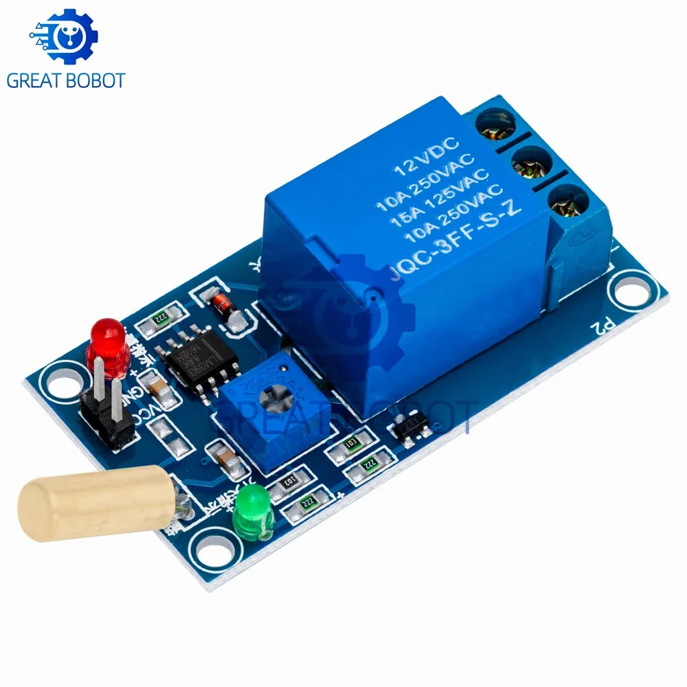 5V/12V Tilt Angle Sensor Relay Module SW520D for Arduino
