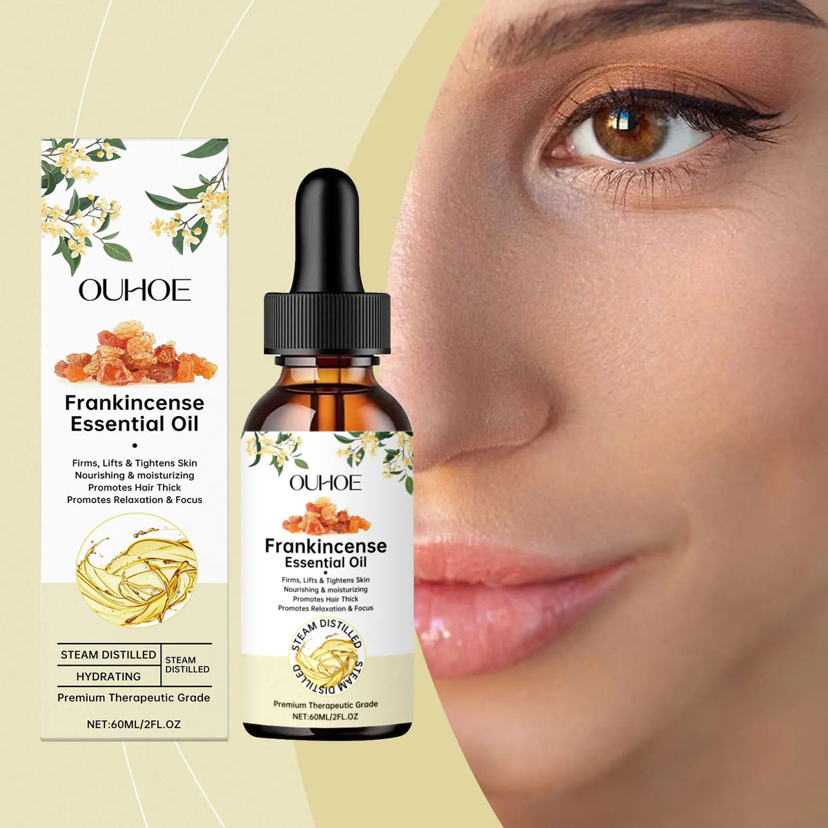 Frankincense Essential Oil 60ml – Hair, Skin & Body Care