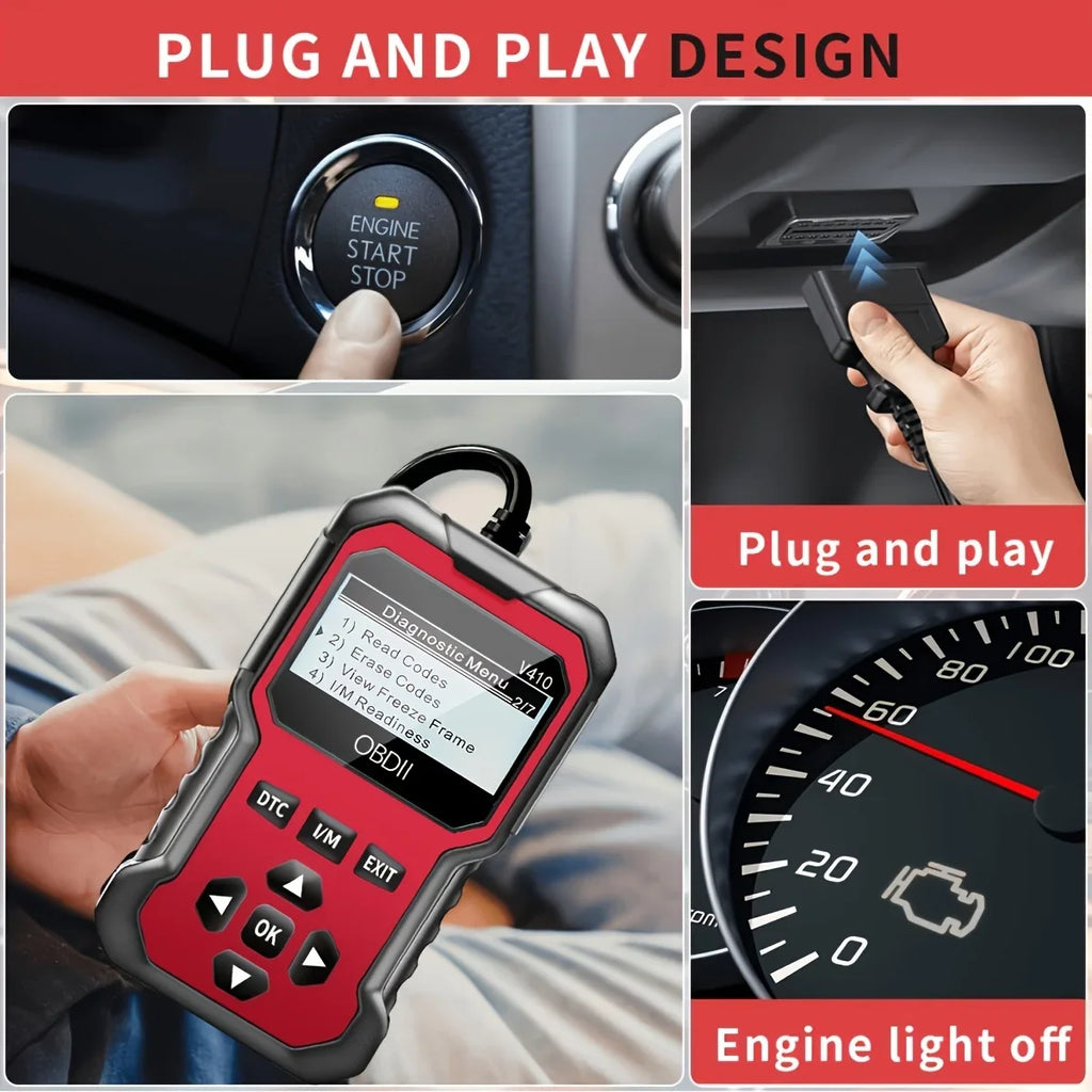 OBD2 Scanner – Read & Clear Engine Fault Codes (1996+)
