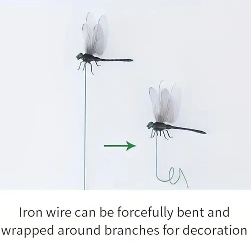 Simulation Dragonfly Garden Stakes 2/4 Pcs – Yard Lawn Decor
