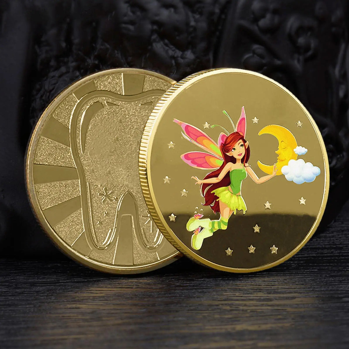 Tooth Fairy Golden Coin – Kids Tooth Loss Reward Gift