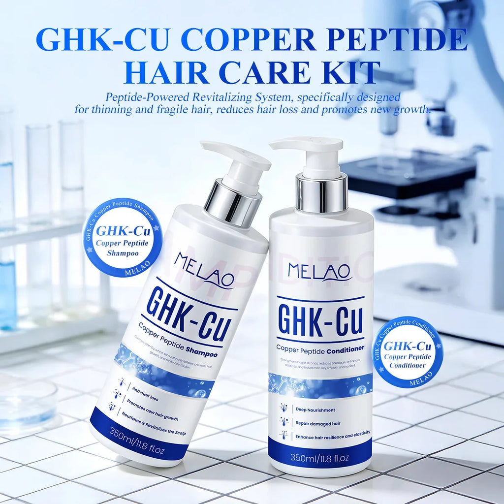 GHK-Cu Copper Peptide Hair Growth Shampoo Dual Peptides Anti Loss