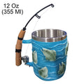 Coffee Mug Resin Cold Beverage Water Cup Fishing Theme Decor