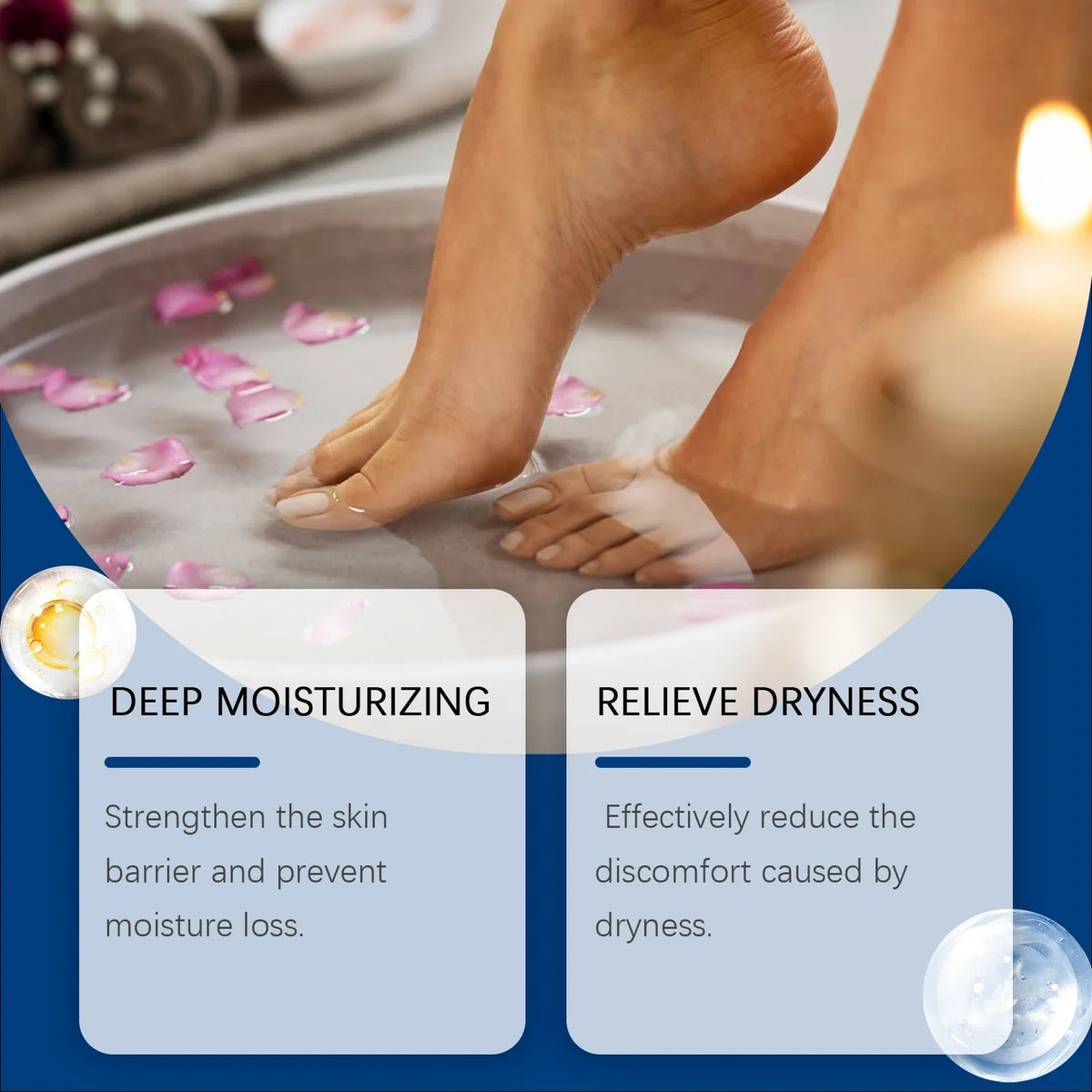 OceAura 40% Urea Foot Cream – Deep Moisture & Soft Heels