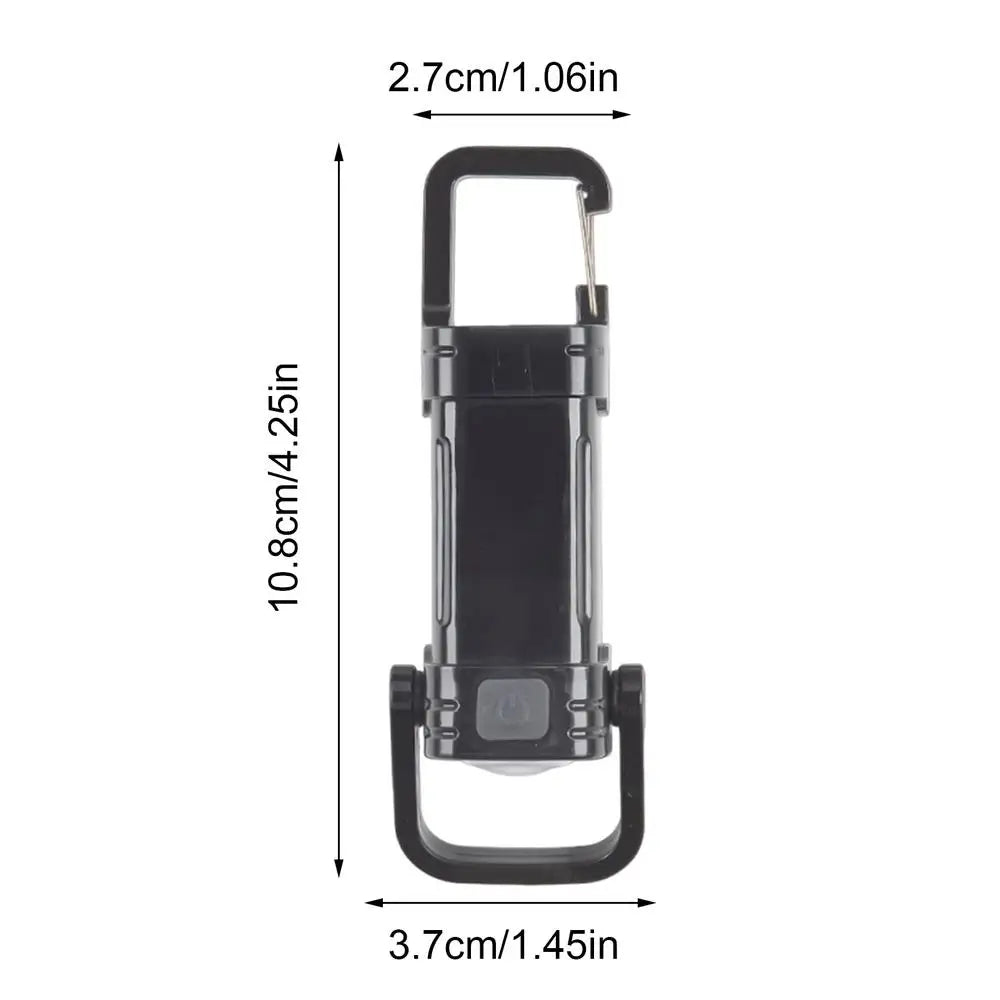 Rechargeable LED Keychain Flashlight | 1600 Lumen Camping Light