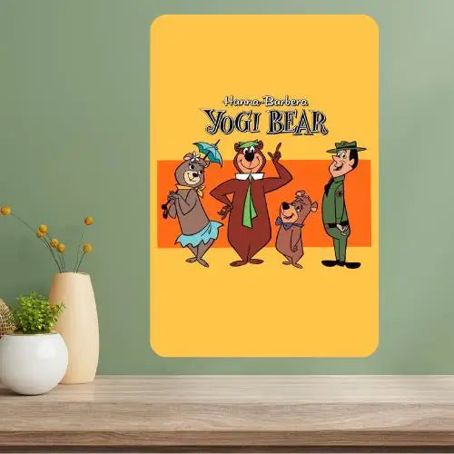 Yogi Bear Classic TV Aluminum Metal Poster Sign | Retro Décor