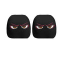 Cartoon Anime Car Headrest Covers – Universal Elastic Fit 2pc