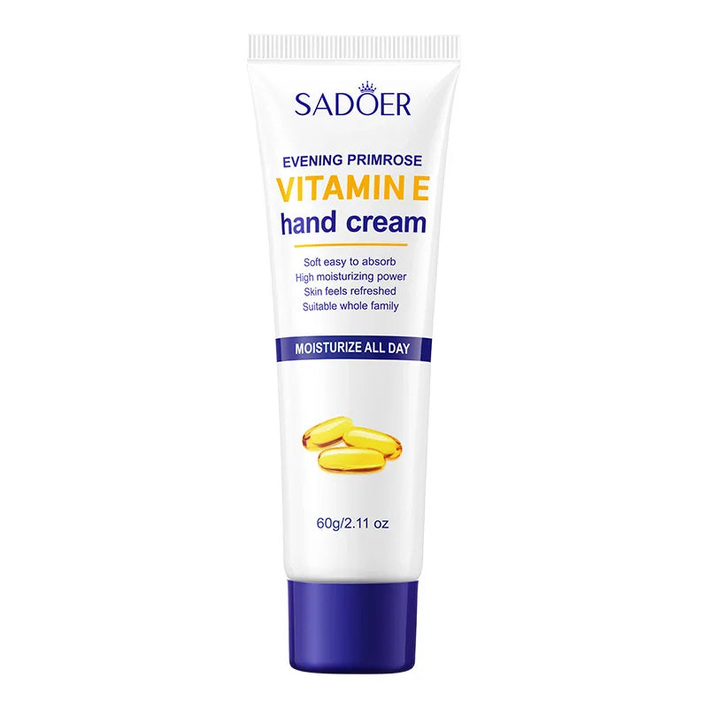 SADOER Vitamin E Hand Cream – Hyaluronic Acid & Niacinamide