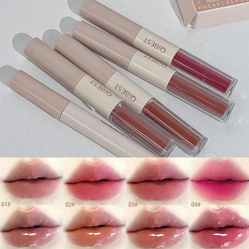 QiBest 10-Pc Makeup Gift Box Set – Lipstick, Blush & Necklace