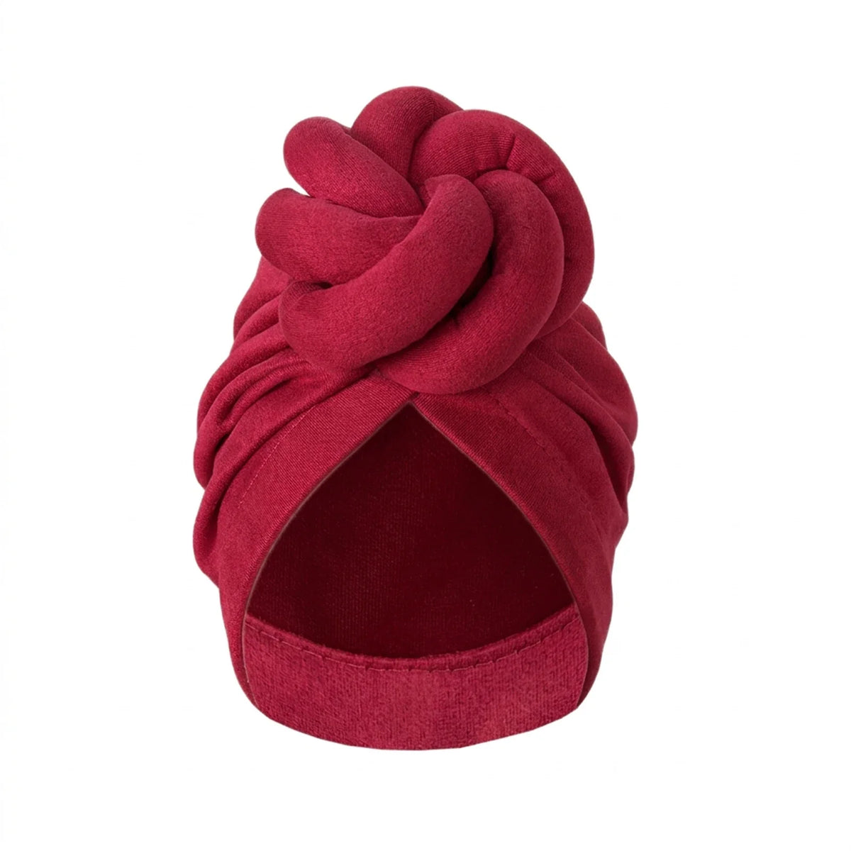 Women's Ethnic Braided Knotted Headscarf | Cotton Knit Hijab