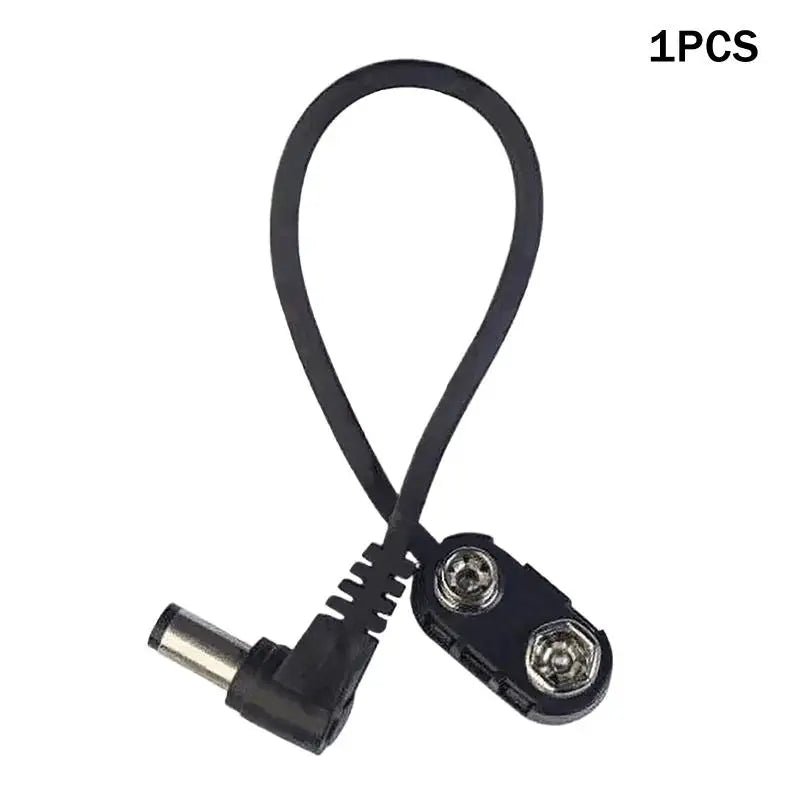 Effect Pedal 9V Battery Clip Converter Power Cable Snap Connector
