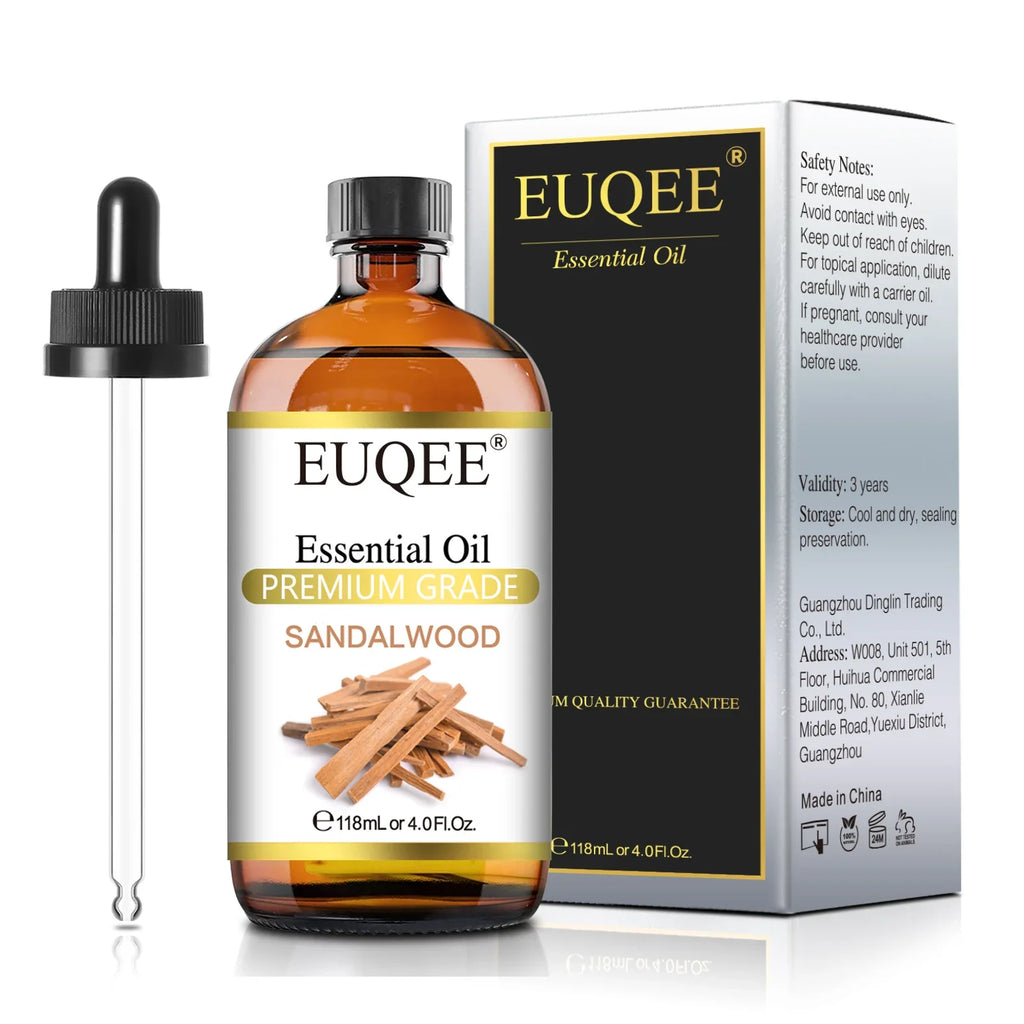 EUQEE 118ml Pure Essential Oil – Aromatherapy Diffuser Oils