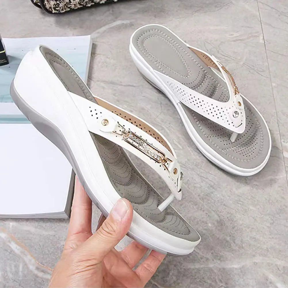 Women's Open Toe Non-Slip Slides – Beach Sandals & Slippers