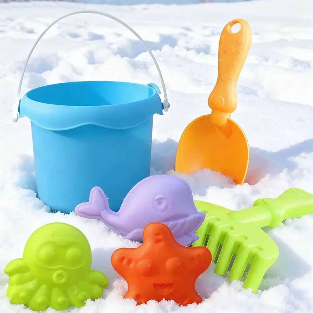 Kids Beach Toy Set – Bucket, Shovel, Rake & Watering Can
