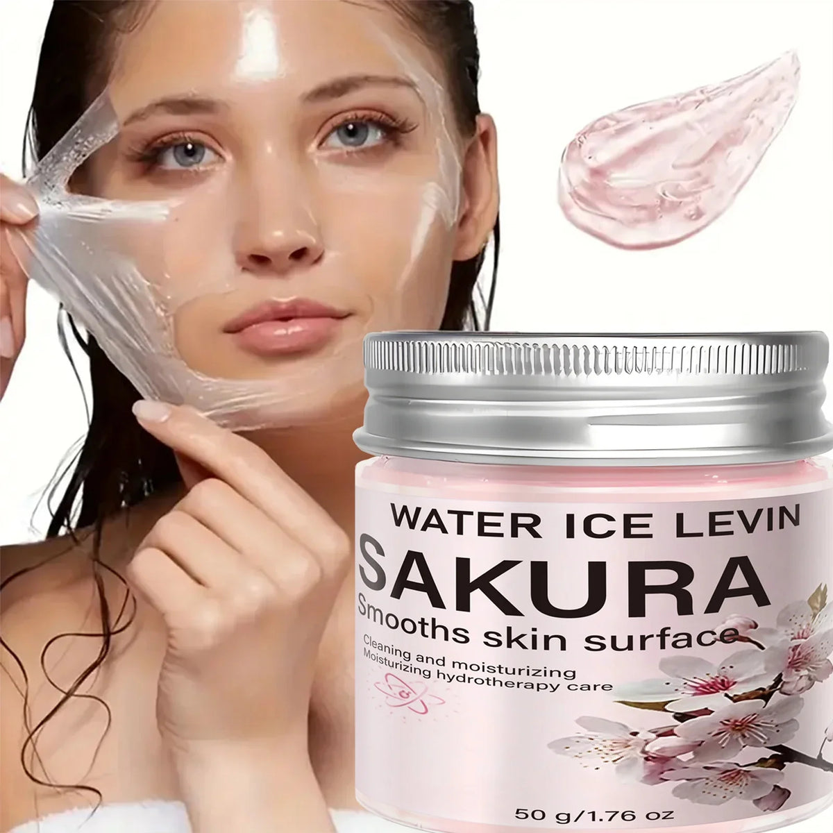 Sakura Face Mask – Collagen & Hyaluronic Acid | Smooth Skin