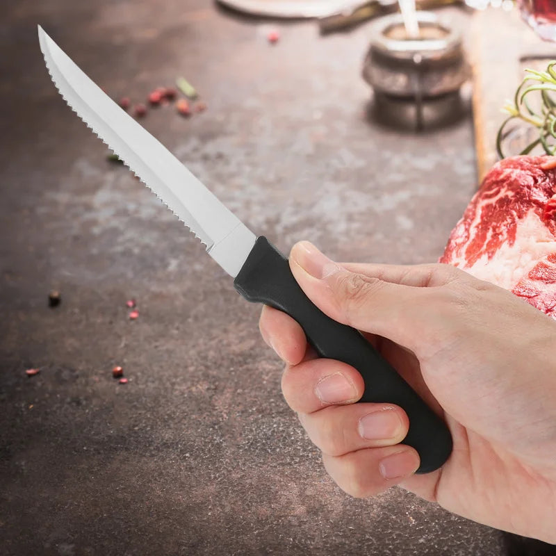 Stainless Steel Steak Knife – Dishwasher Safe PP Handle