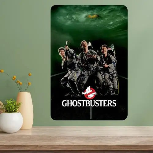 Ghostbusters Classic Movie Metal Poster Sign | Retro Wall Art