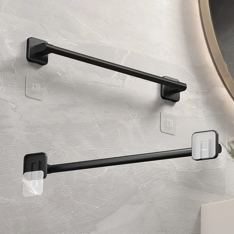 Self-Adhesive No-Drill Towel Bar | Bathroom Towel Rack