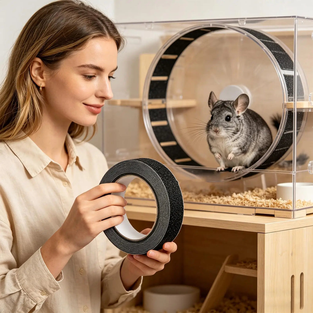 Pet Wheel Tape Anti-slip Silent Strip Hamster Nail Trimmer Frosted