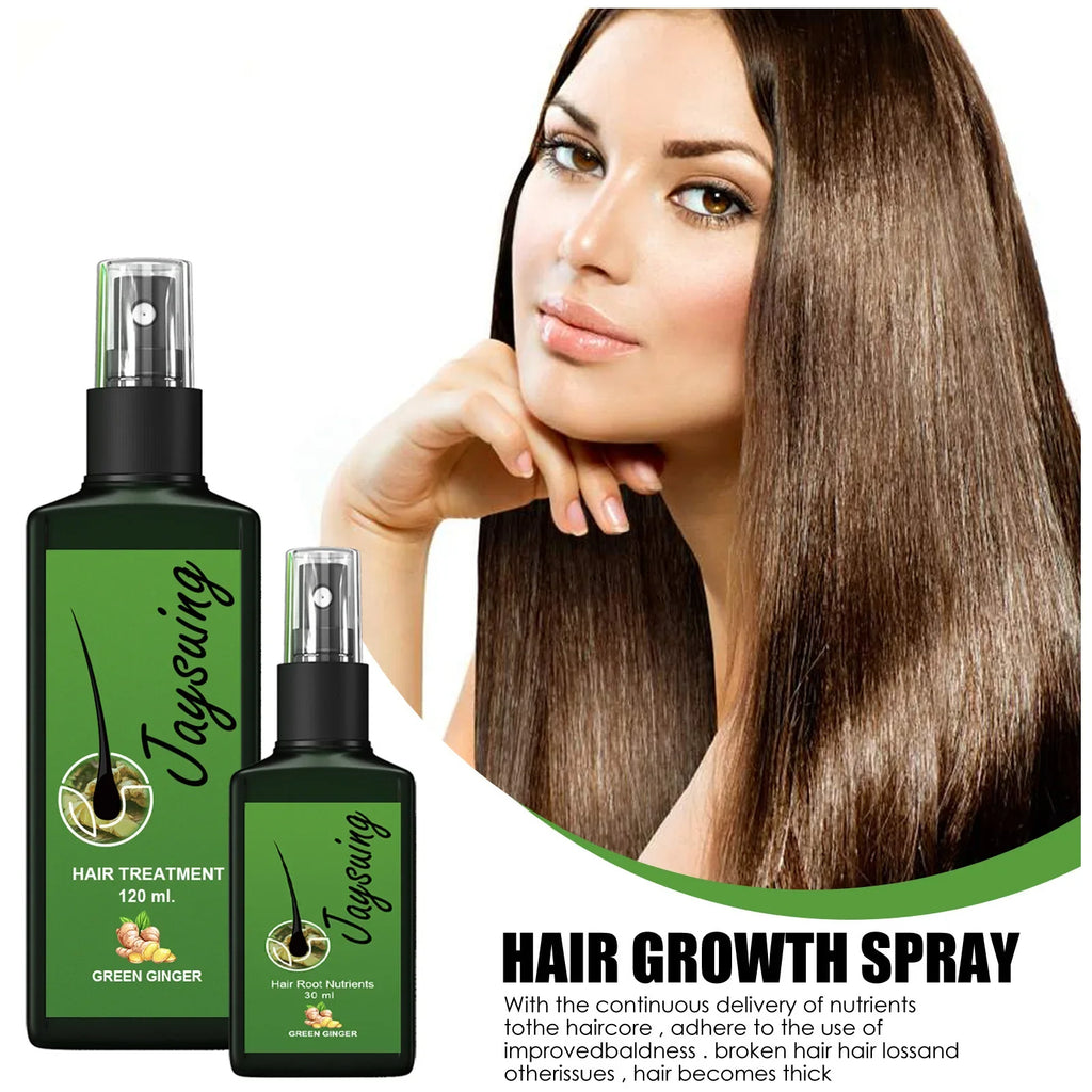 Ginger Hair Growth Serum Spray – Anti Hair Loss Scalp Treatment