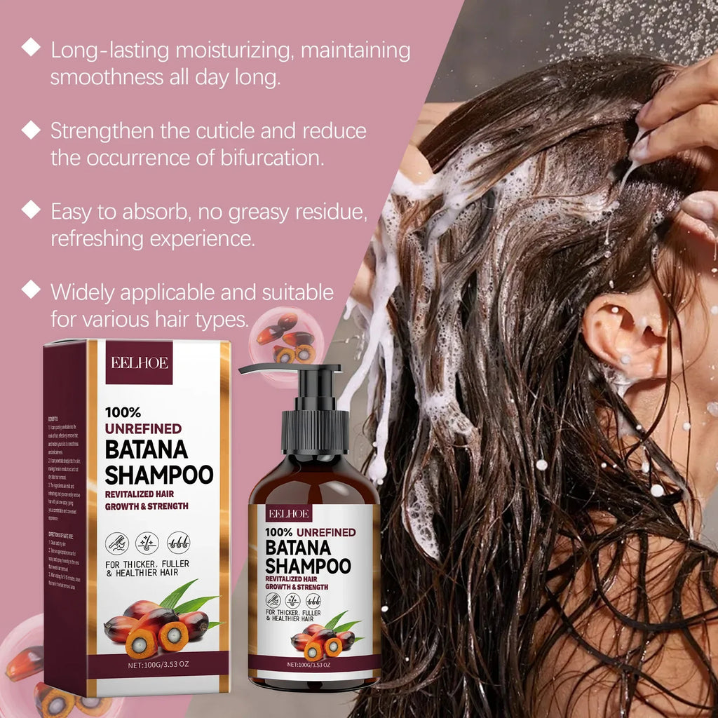 EELHOE Batana Oil Shampoo, Conditioner & Hair Oil Set