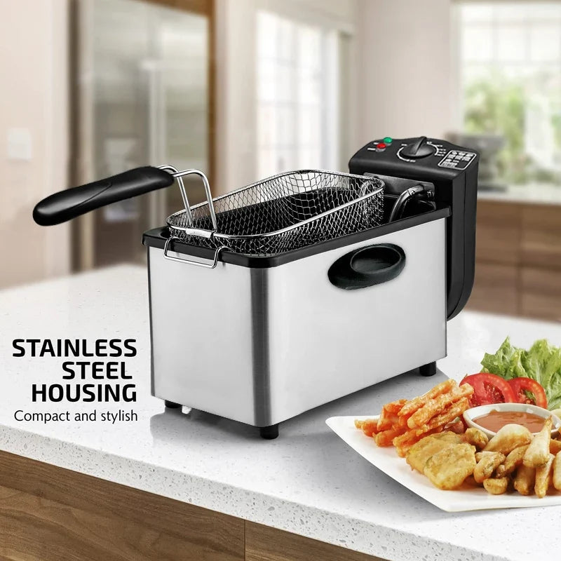 BALASHOV 2000W Electric Deep Fryer 4L – Adjustable Thermostat