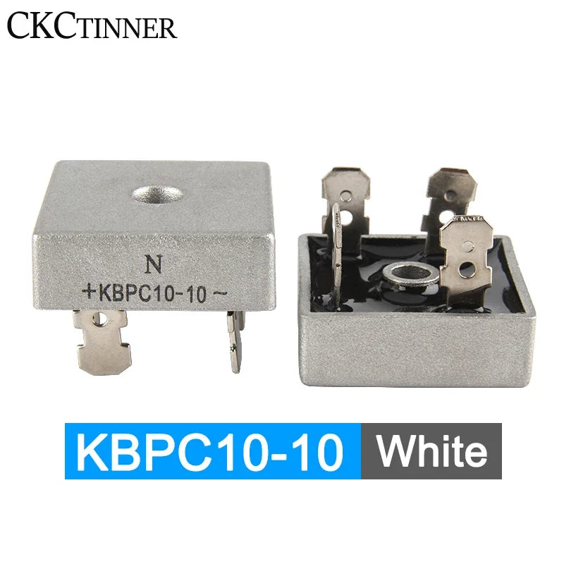 2PCS KBPC Bridge Rectifier – Single Phase Diode Metal Case