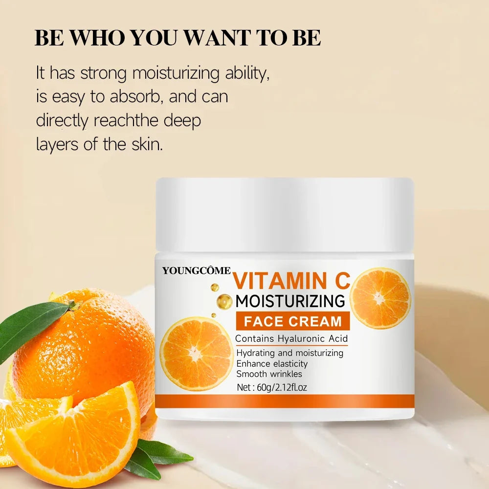 Vitamin C Moisturizer Hyaluronic Acid Firming Hydrating Nourishing