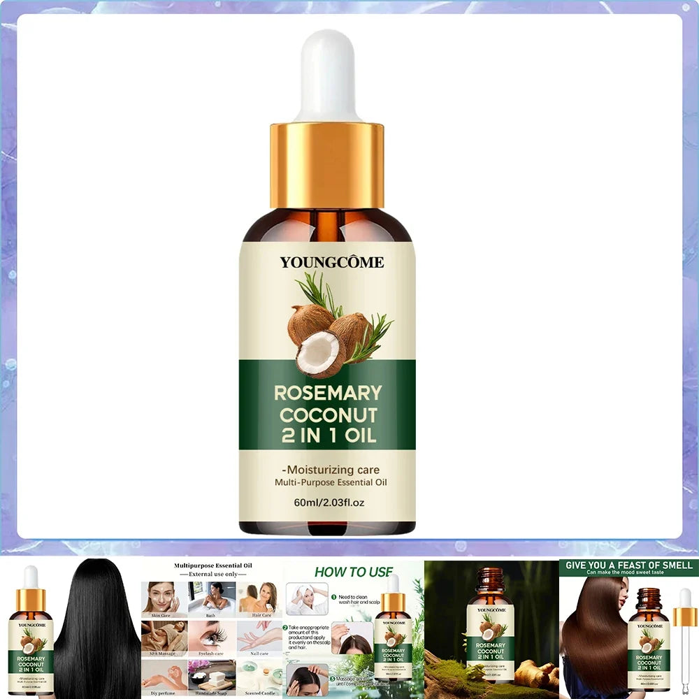 YOUNGCOME Rosemary & Coconut Oil Scalp Serum | Hair Treatment