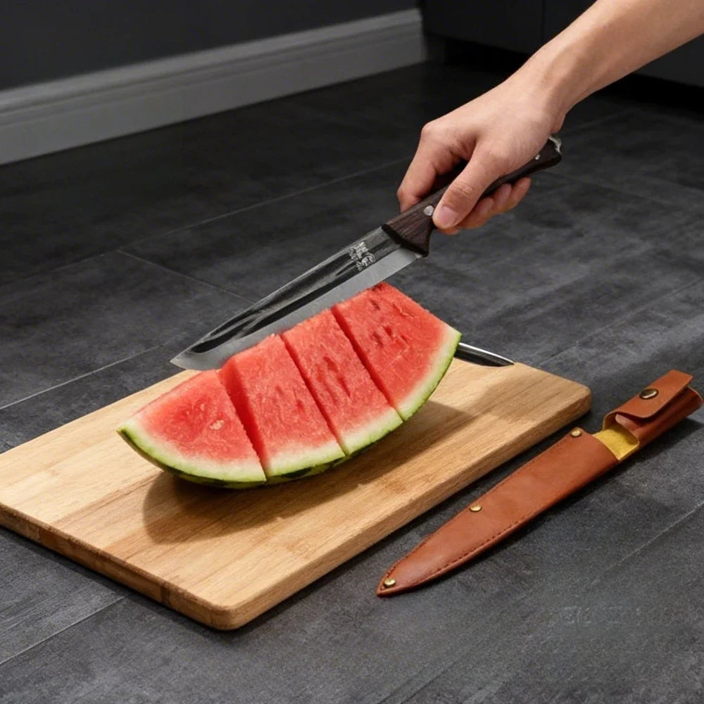 PLYS Hand-Forged Boning Knife – 14.8" Stainless Steel Butcher