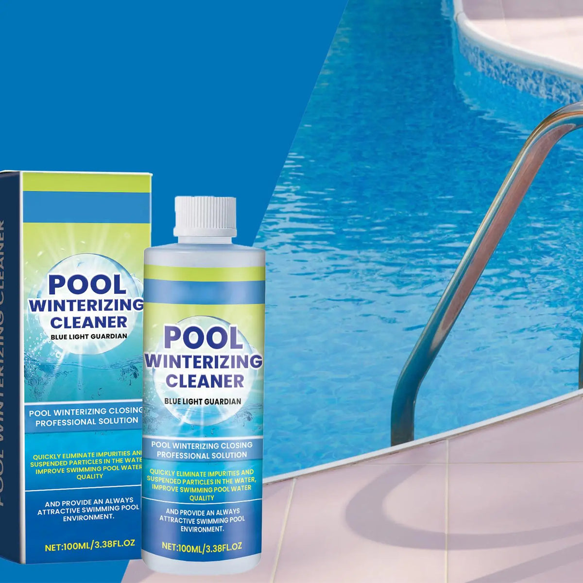 Pool Water Clarifier 100ml – Flocculant for Pools & Hot Tubs