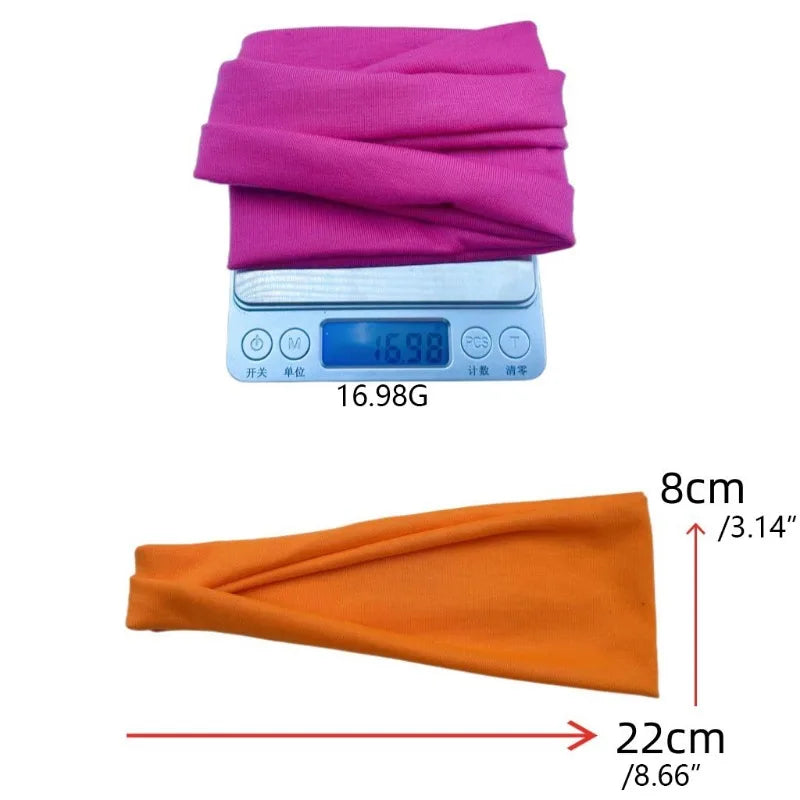 Organic Cotton Sports Headband – Sweat Band for Yoga & Running