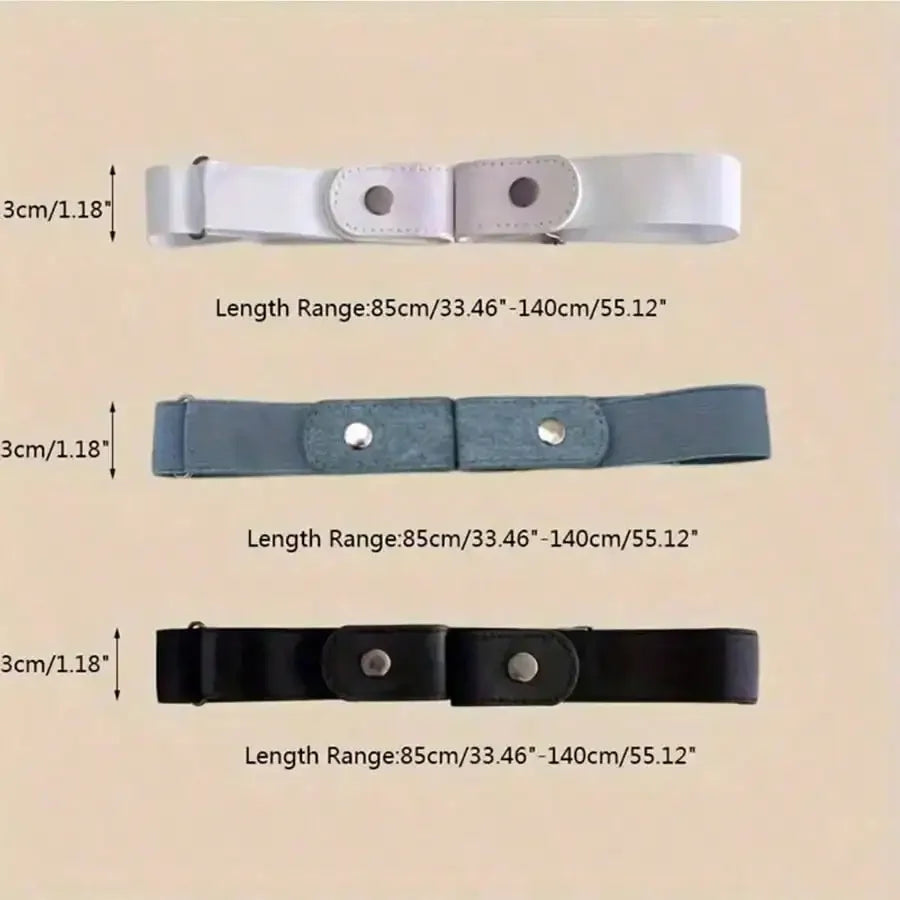 Elastic Waist Invisible Belt for Dress & Jacket – Unisex