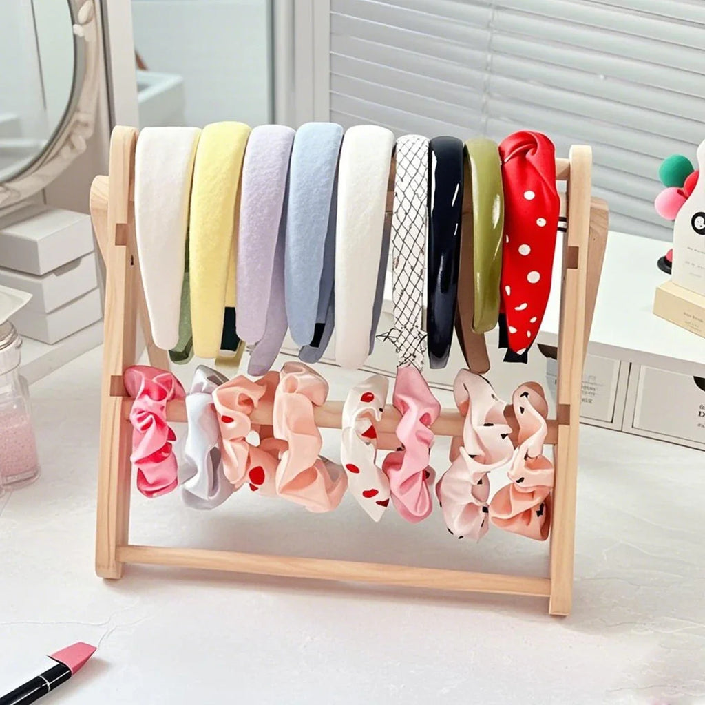 Solid Wood Multi-layer Bracelet Storage Rack Necklace Ankle Chain