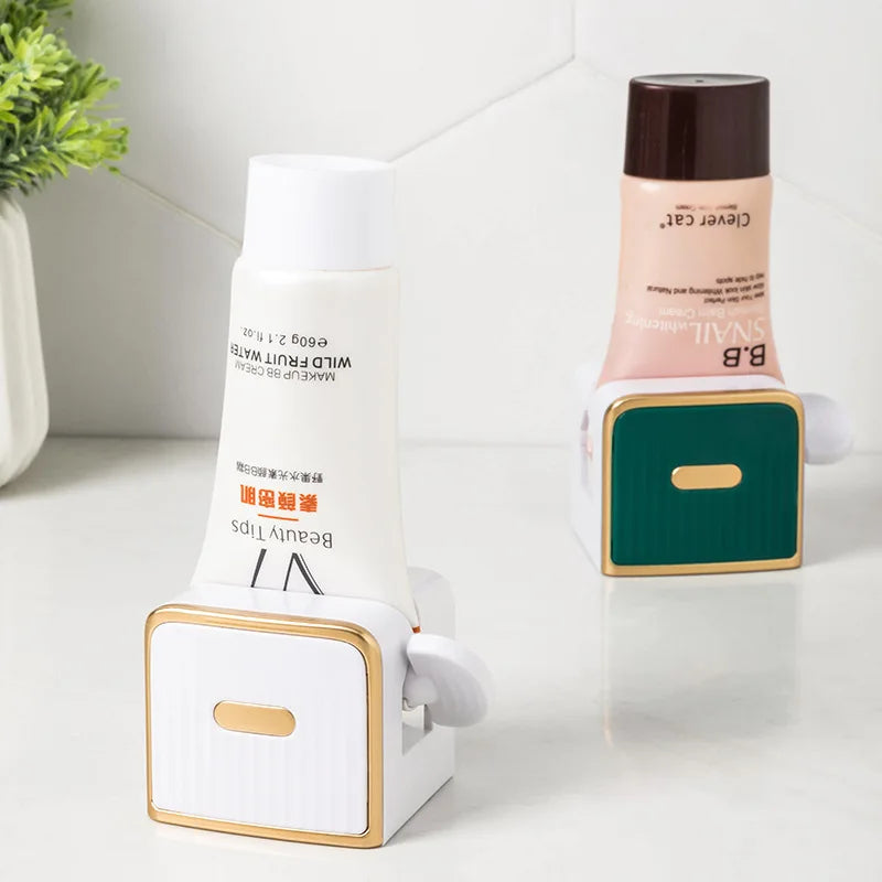 Wall-Mounted Toothpaste Squeezer & Tube Dispenser Holder