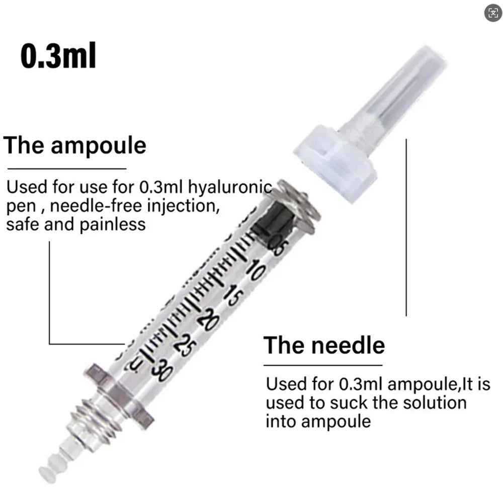 0.3ml & 0.5ml Ampoule Head Cap Adapter for Hyaluronic Pen