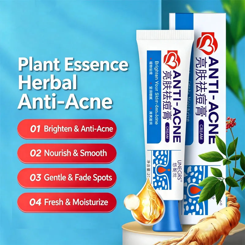 Herbal Acne Face Cream – Pore Minimizing & Skin Brightening Gel