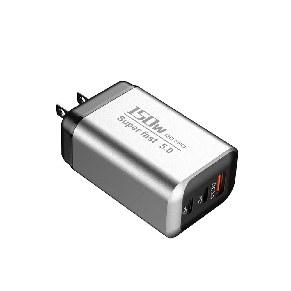 150W USB-C PD Fast Charger Quick Charge 3.0 | EU US UK Plug