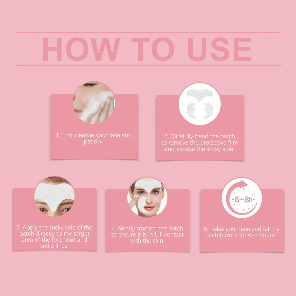 Anti-Wrinkle Forehead Patch | Smile Line Eraser for Smoother Skin