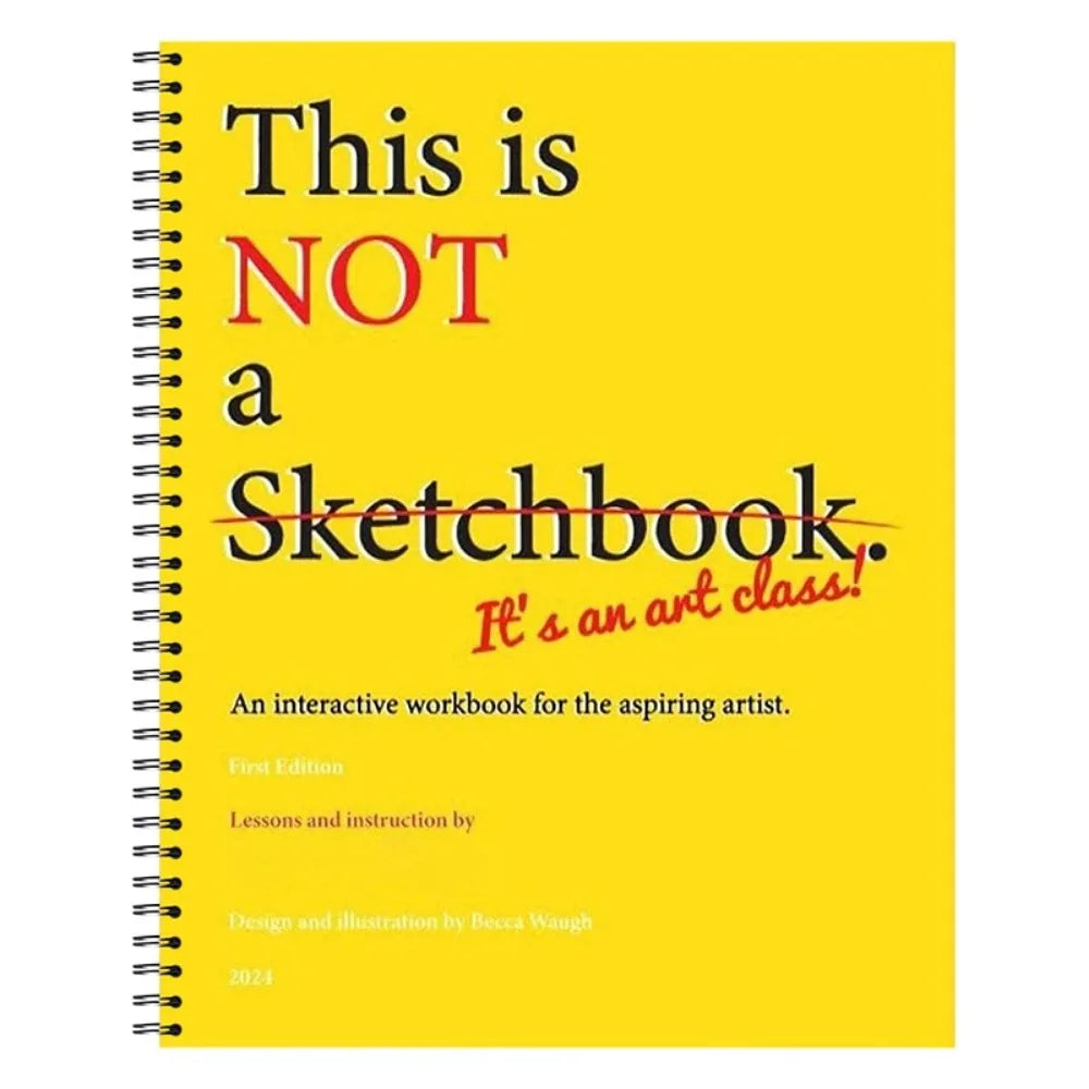 Interactive Art Drawing Workbook – Hardcover Sketchbook Guide