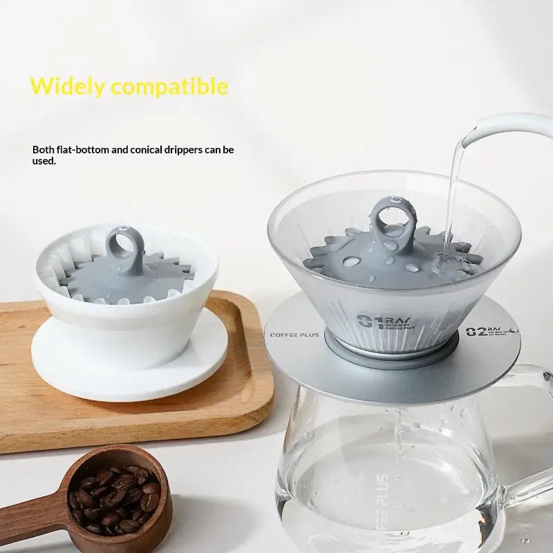 Clear Pour Over Coffee Dripper | Shatterproof BPA-Free PC